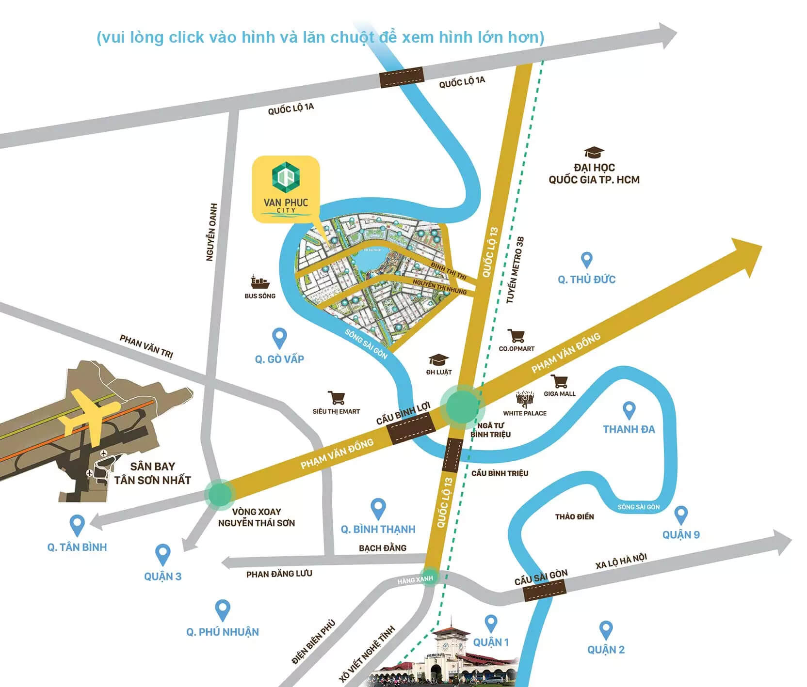 Vị trí VanPhuc City