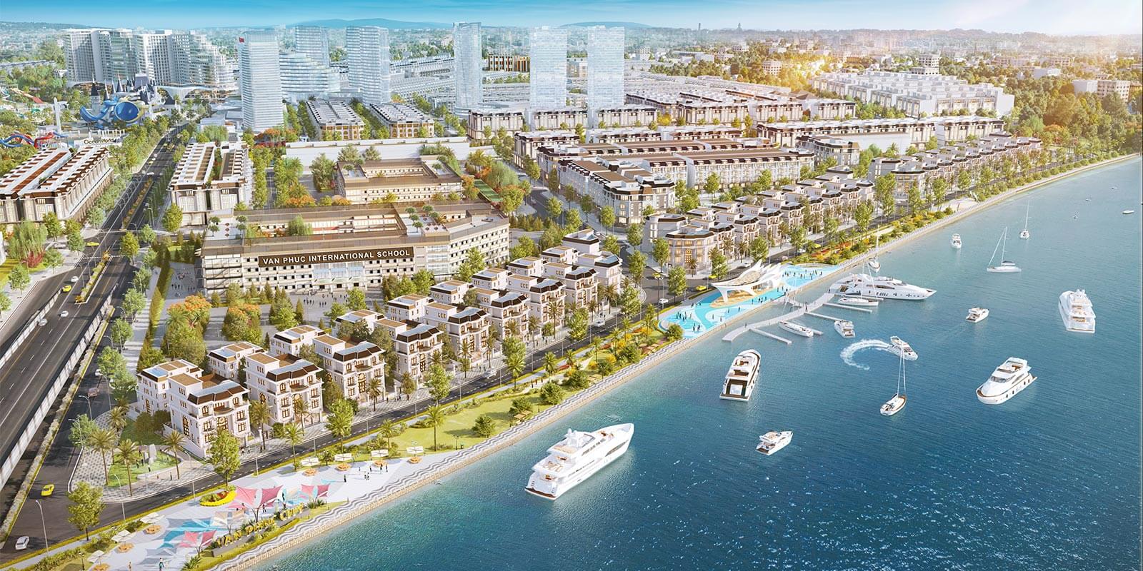 phoi canh biet thu van phuc city mansion thu duc