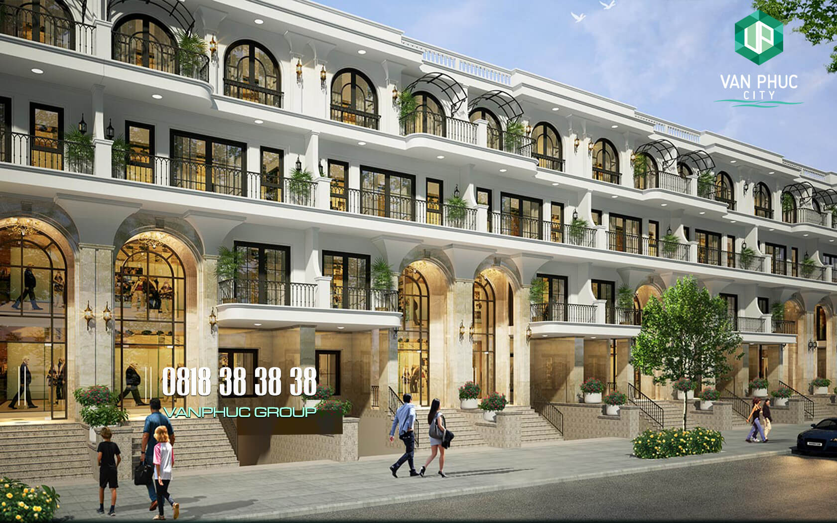 mau nha pho van phuc city golden shophouse thanh pho thu duc