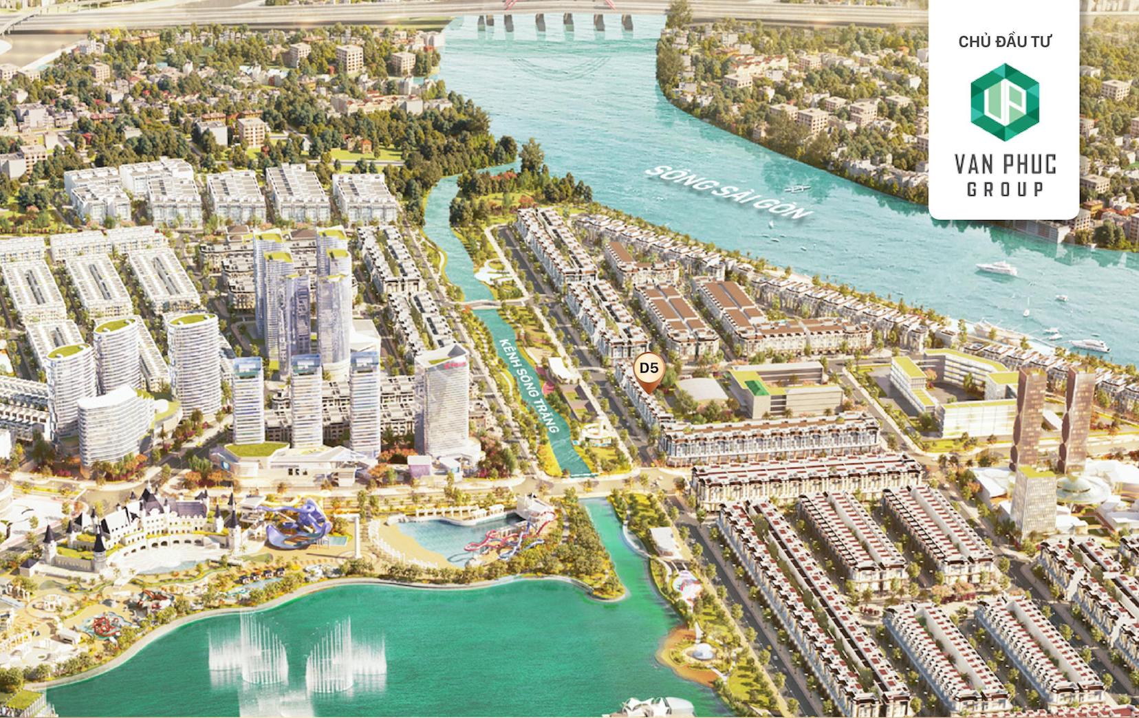 vi tri parkview shop villas d5 van phuc city thu duc