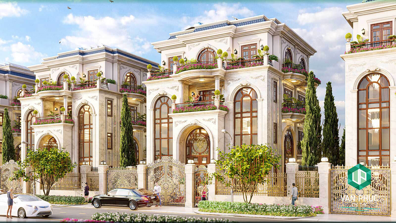 phoi canh biet thu va phuc city jardin villas thu duc mo ban