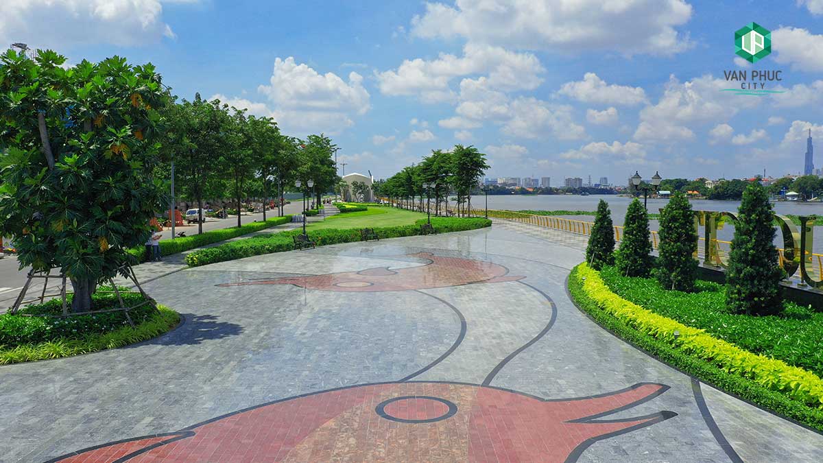 Công viên ven sông Sài Gòn Van Phuc City