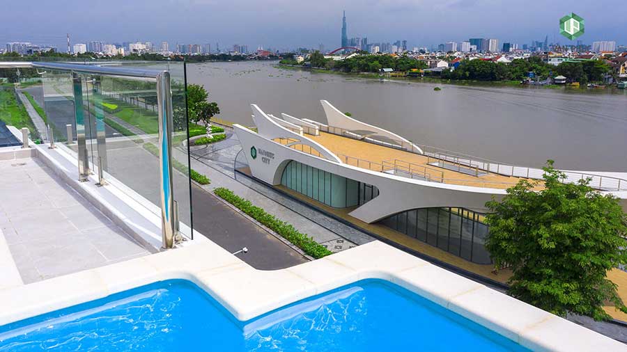 Biệt thự bên sông sài gòn có hồ bơi