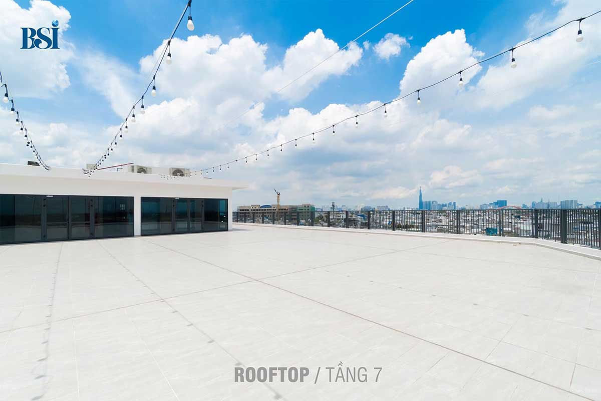 BSI Tower văn phòng cho thuê Vạn Phúc City - Sân thượng