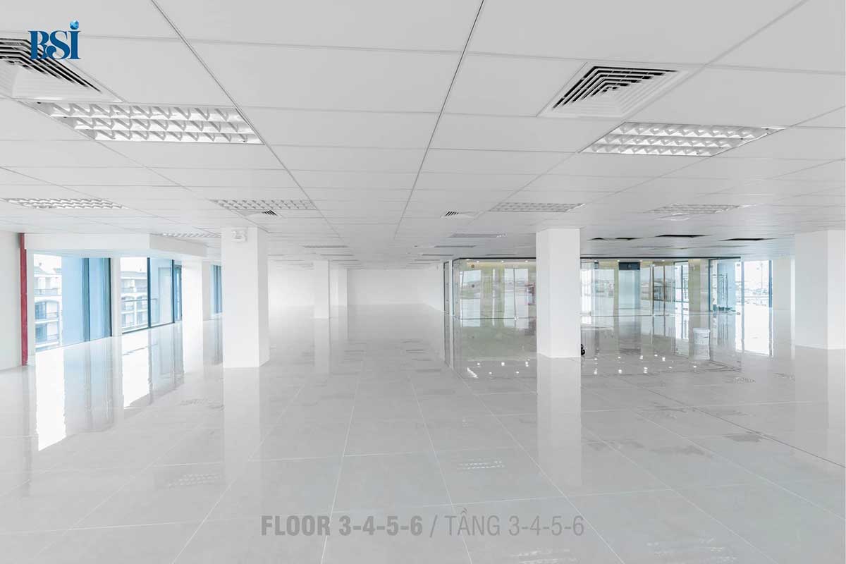 BSI Tower văn phòng cho thuê Vạn Phúc City - Tầng 4-5-6