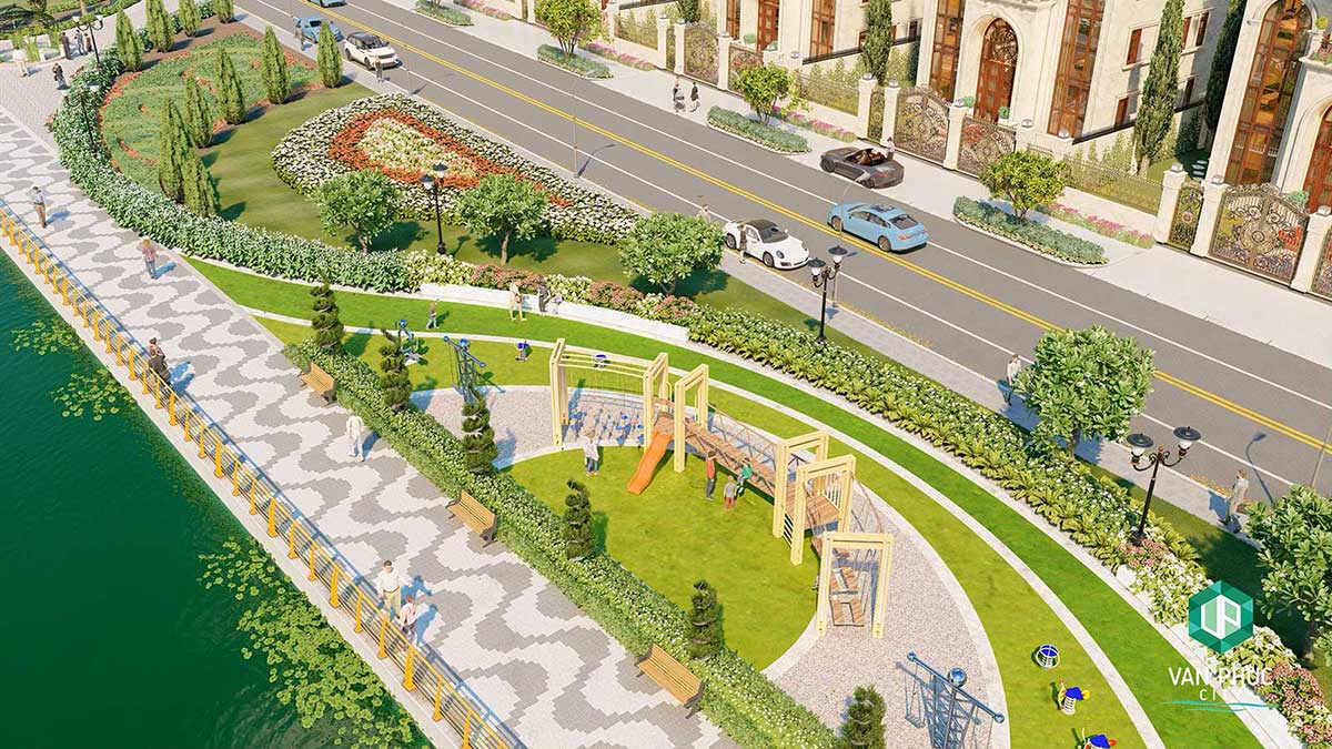 Van Phuc Jardin Villas - Công viên Jardin bên sông Sài Gòn