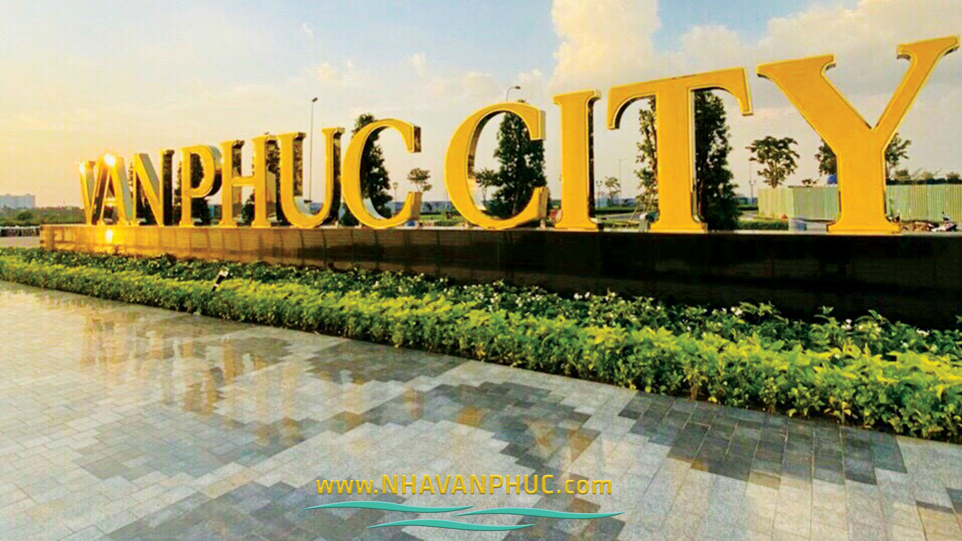 Vỉa hè Van Phuc City được lát đá hóa cương, thay đổi diện mạo mới