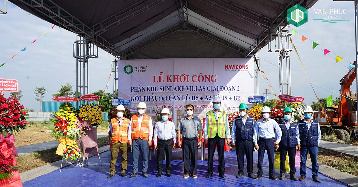 Khởi công xây dựng Giai đoạn 2 biệt thự Sunlake Villas - Van Phuc City