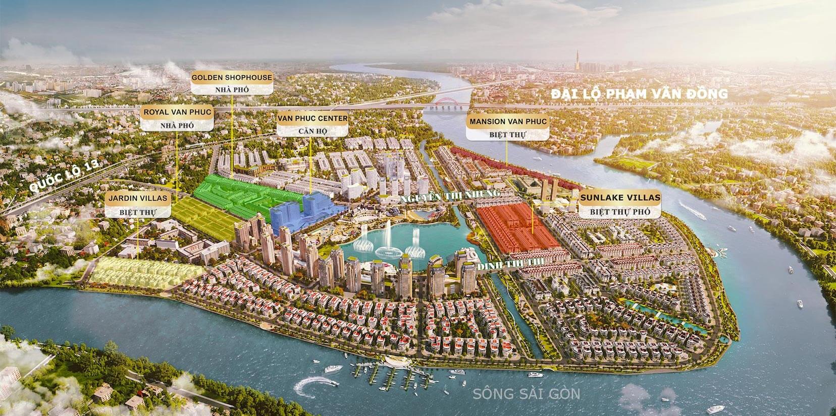 KHU ĐÔ THỊ VẠN PHÚC CITY ĐIỂM ĐẾN LÝ TƯỞNG THÀNH PHỐ THỦ ĐỨC