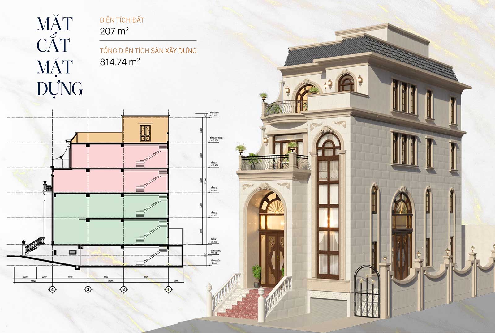 MẶT ĐỨNG NHÀ PHỐ SUNLAKE VILLAS