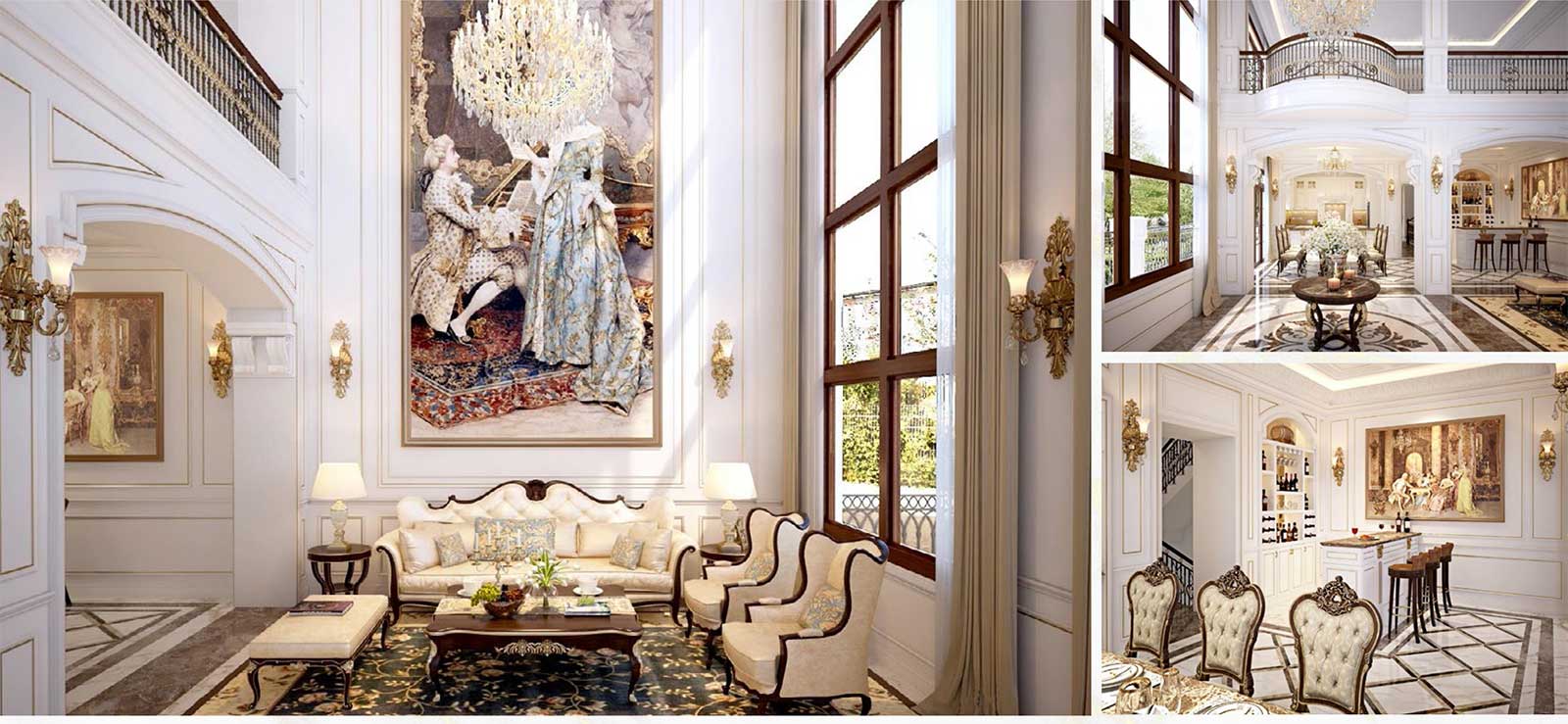 NỘI THẤT NHÀ PHỐ SUNLAKE VILLAS VAN PHUC CITY