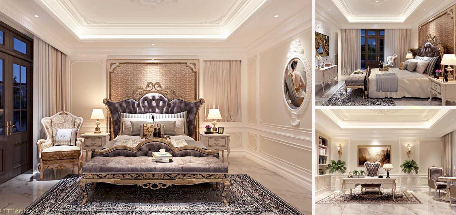 NỘI THẤT PHÒNG NGỦ SUNLAKE VILLAS VAN PHUC CITY