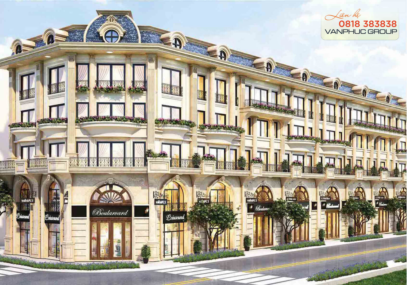 nha pho goc duong van phuc royal shophouse dinh thi thi