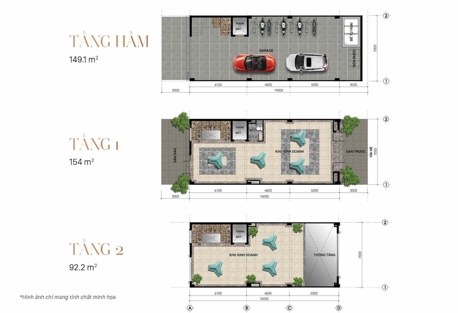 mau nha pho Vanphuc Royal thuong mai