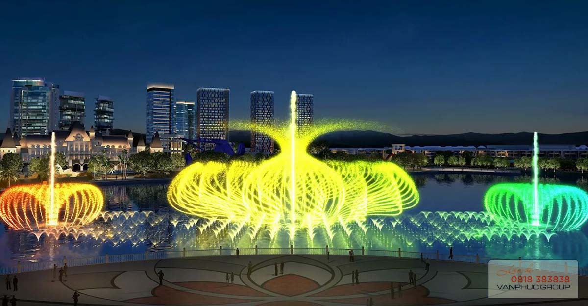 Nhạc nước Van Phuc City Thủ Đức Công nghệ Châu Âu