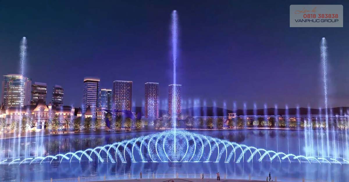 Nhạc nước Van Phuc City Thủ Đức Cột nước 80m