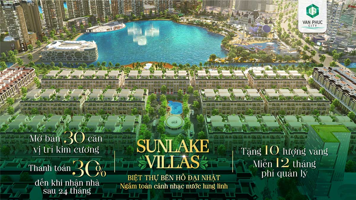 Chương trình mở bán Sunlake Villas quý 4.2021