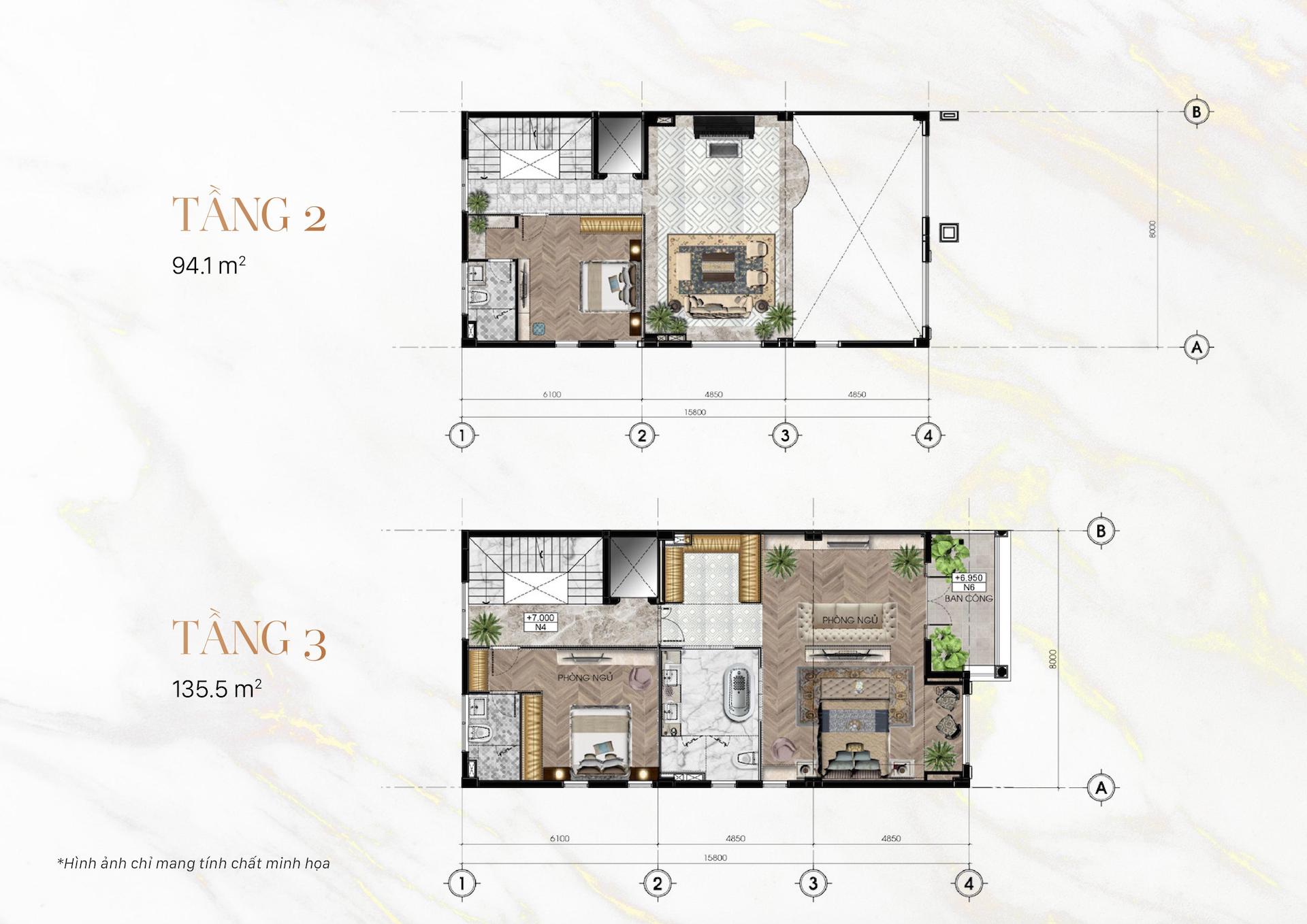tien do sunlake villas mat bang thiet ke