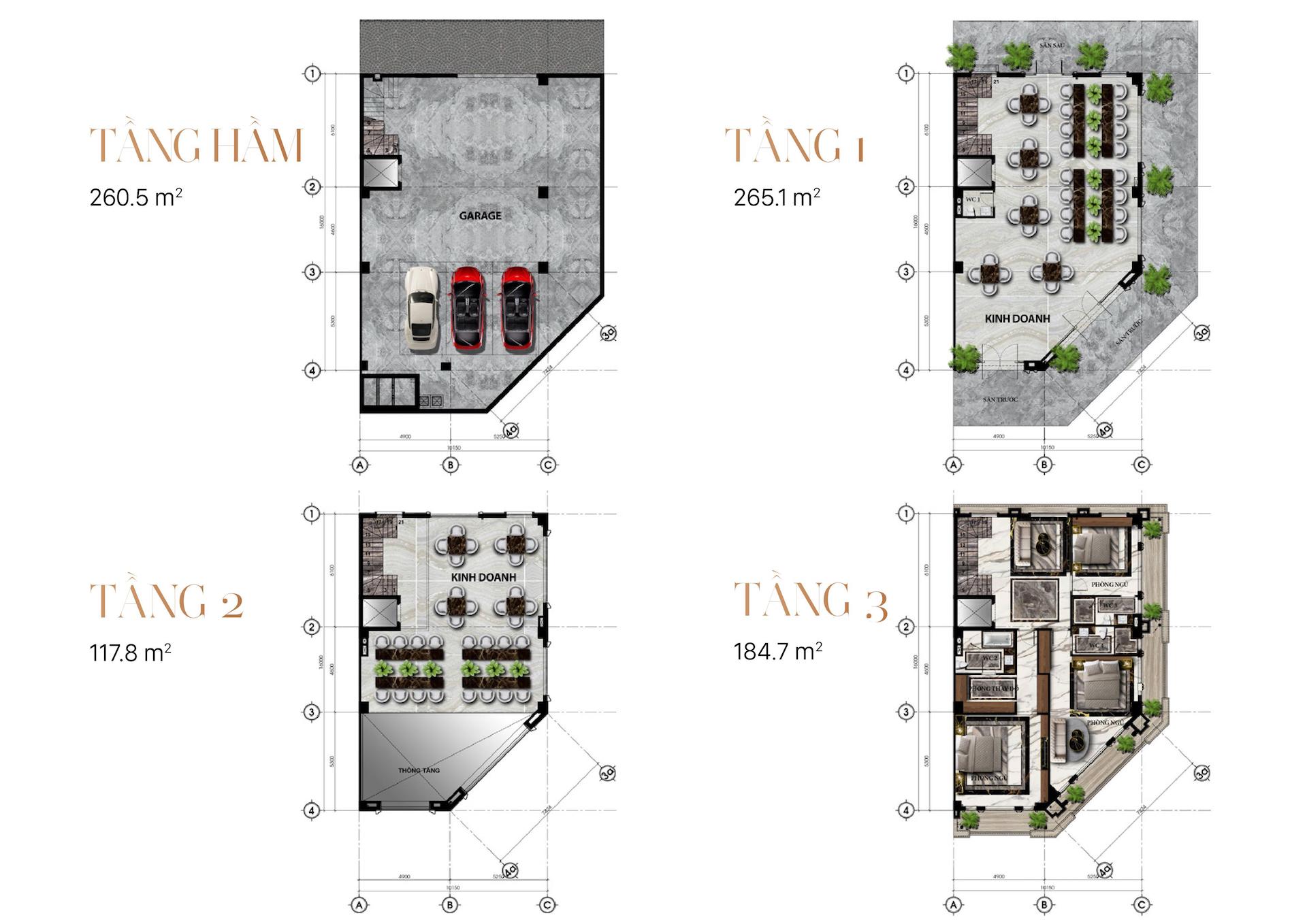 tien do royal van phuc shophouse thiet ke mau nha goc duong