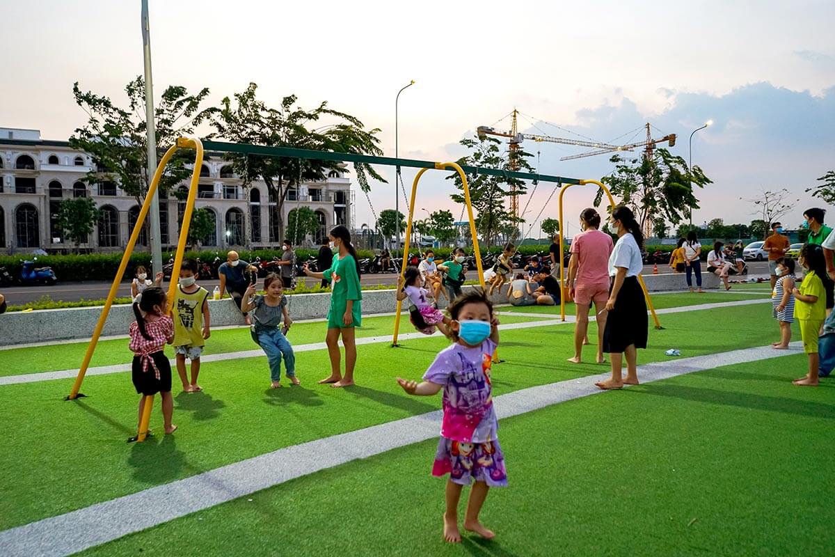 Vạn Phúc City nơi vui chơi em bé