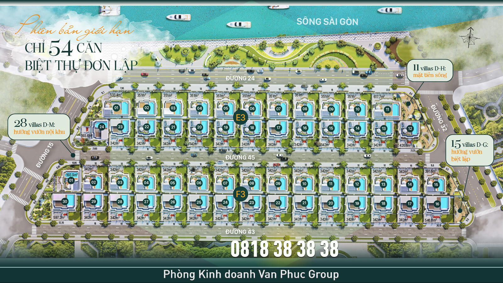 ban biet thu Vanphcuc city Jardin villas 0818383838 mat bang