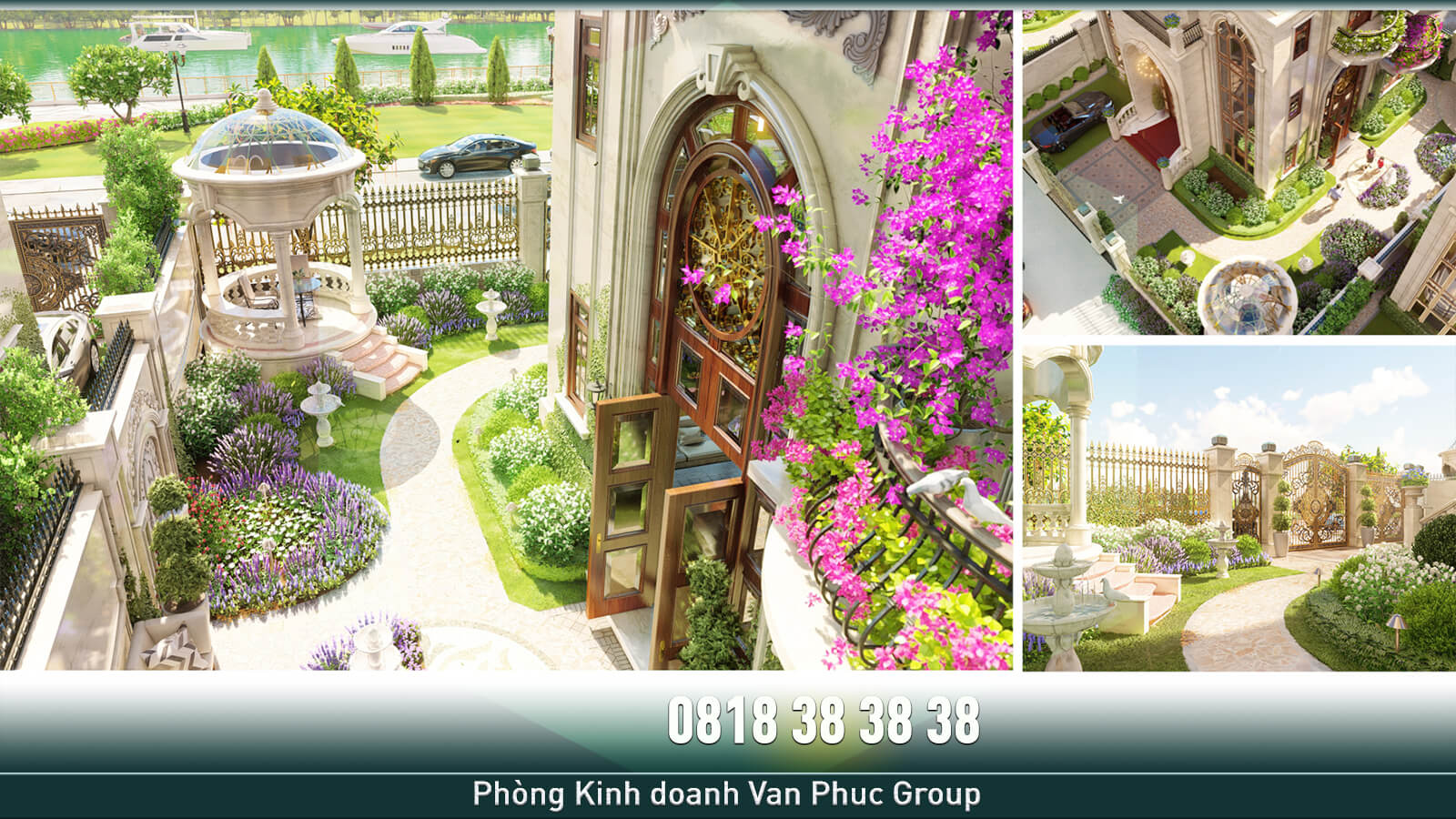 Biet thu Biet thu Van Phuc City Jardin Villas 0818383838 mo ban  