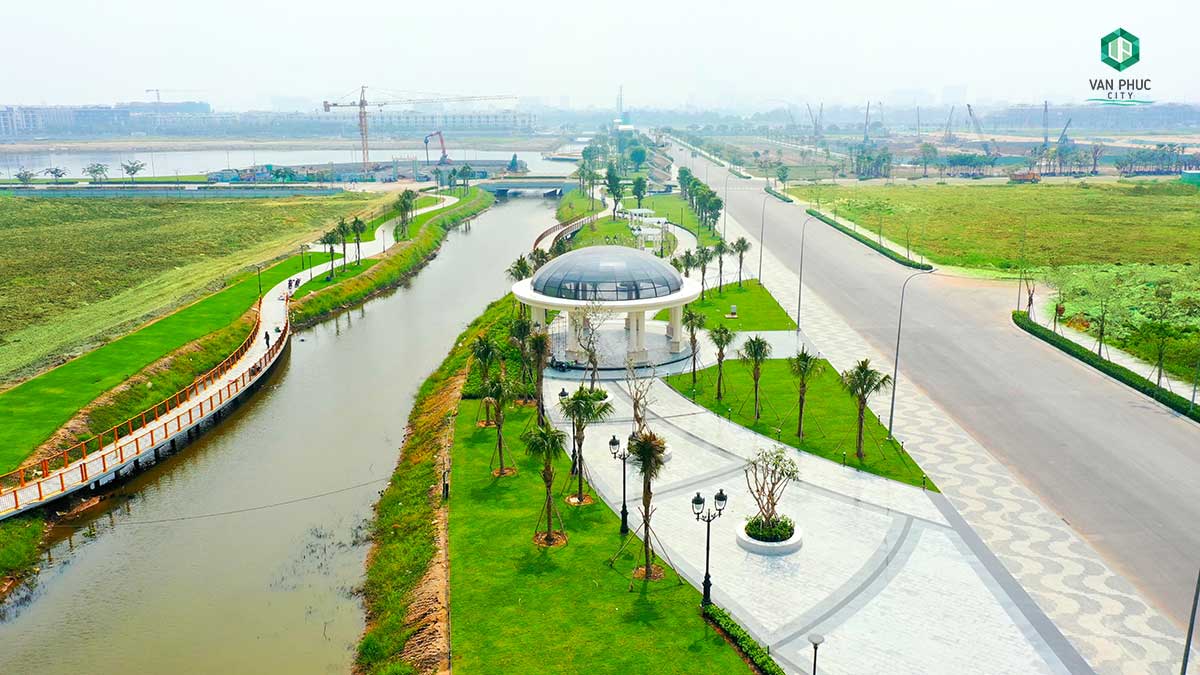Van Phuc City - Kênh sông trăng The Long park