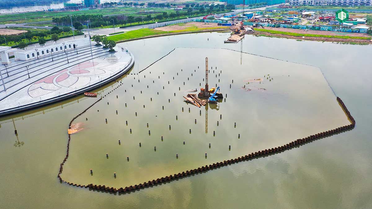 Nhạc nước vạn phúc - view trái