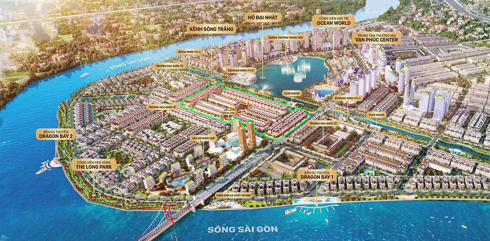 Vị Trí Sunlake Villas Van Phuc City