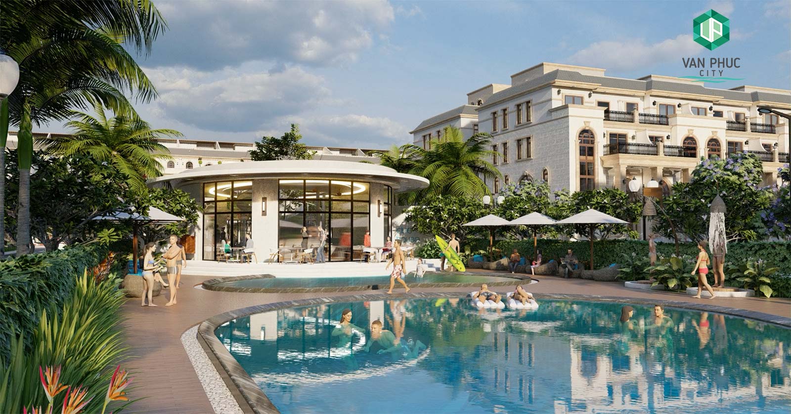 Sunlake Villas - Hồ Bơi