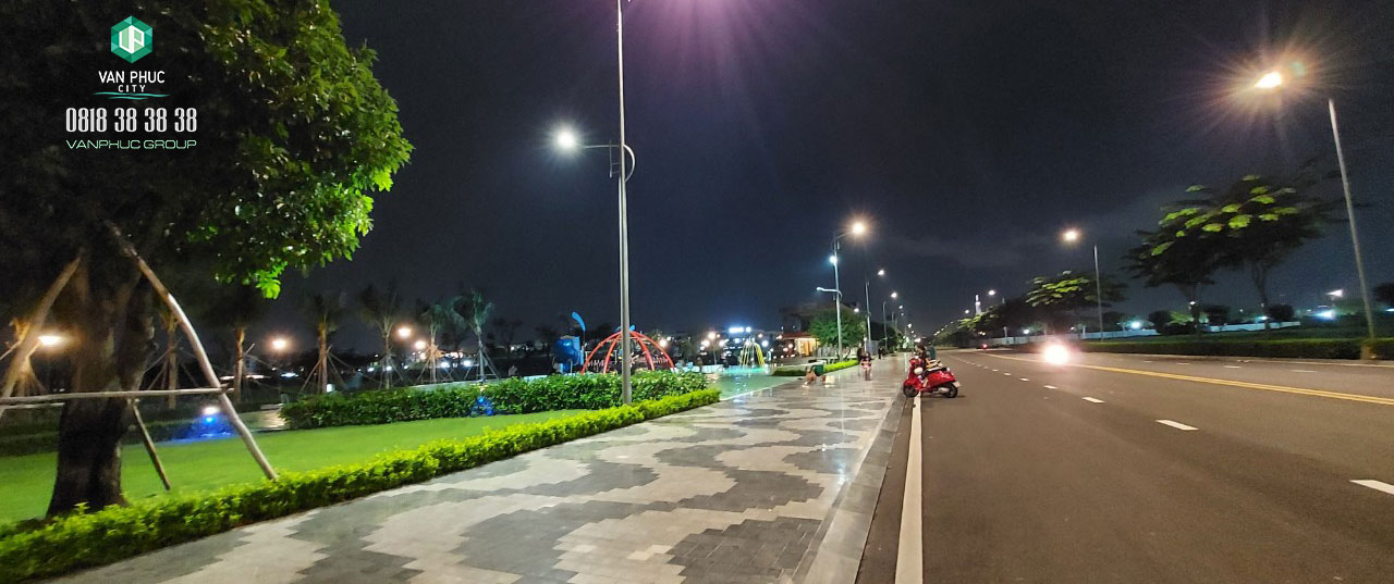 Phố đi bộ dọc kênh Sông Trăng - Van Phuc City