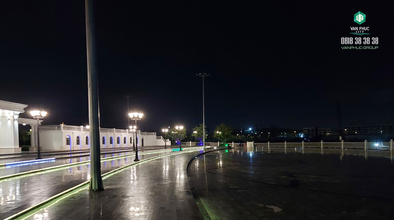 Quảng trường Diamond hướng nhạc nước